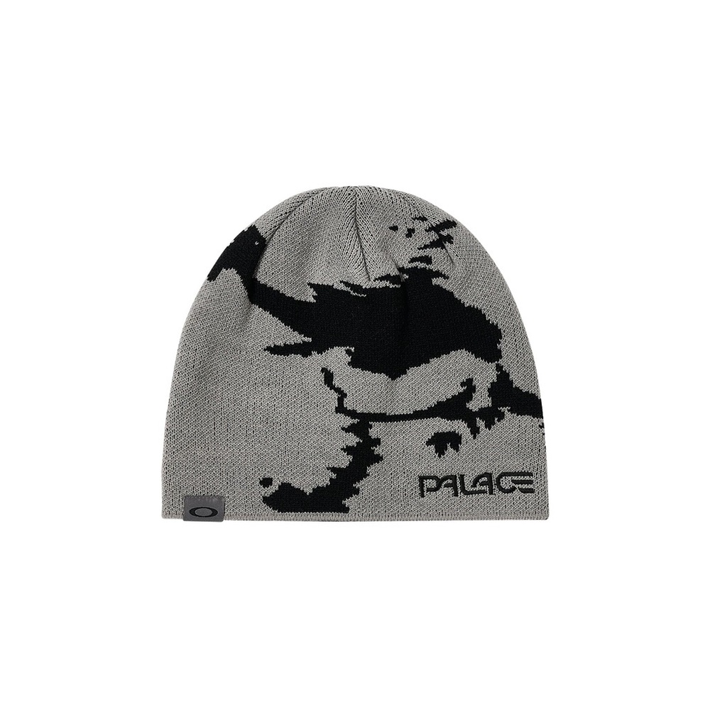 Palace Gray and Black Beanie